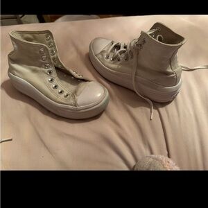 Classic High-Top White Sneakers